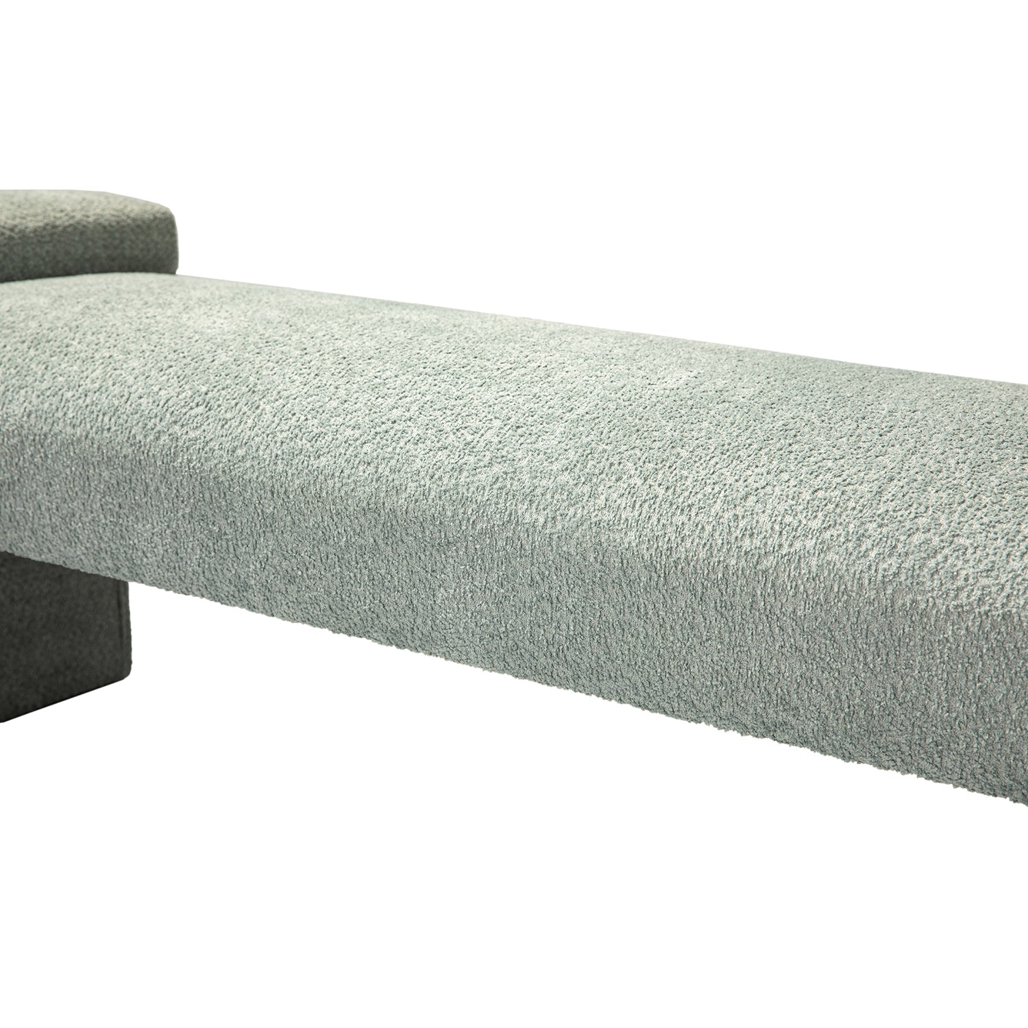 Severin Upholstered Bench in Sage - Image 6