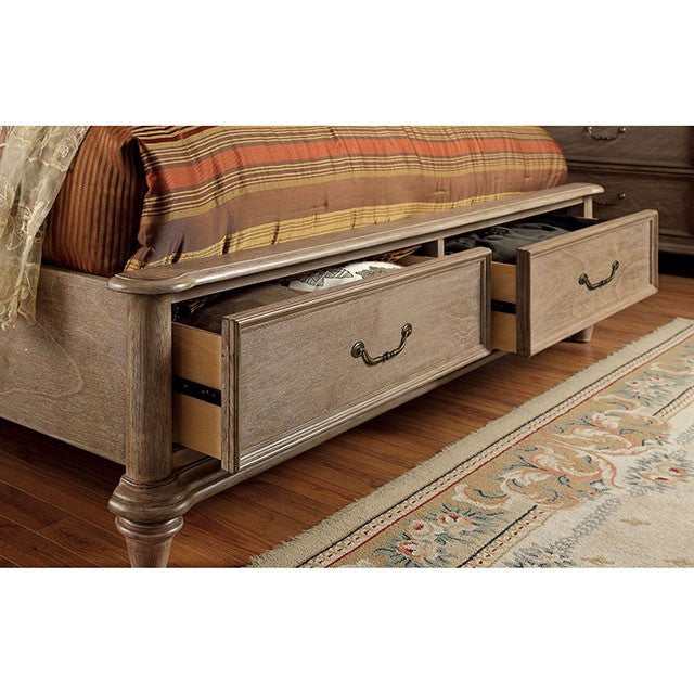 Belgrade i Rustic Natural Tone Eastern King Bed - Image 4