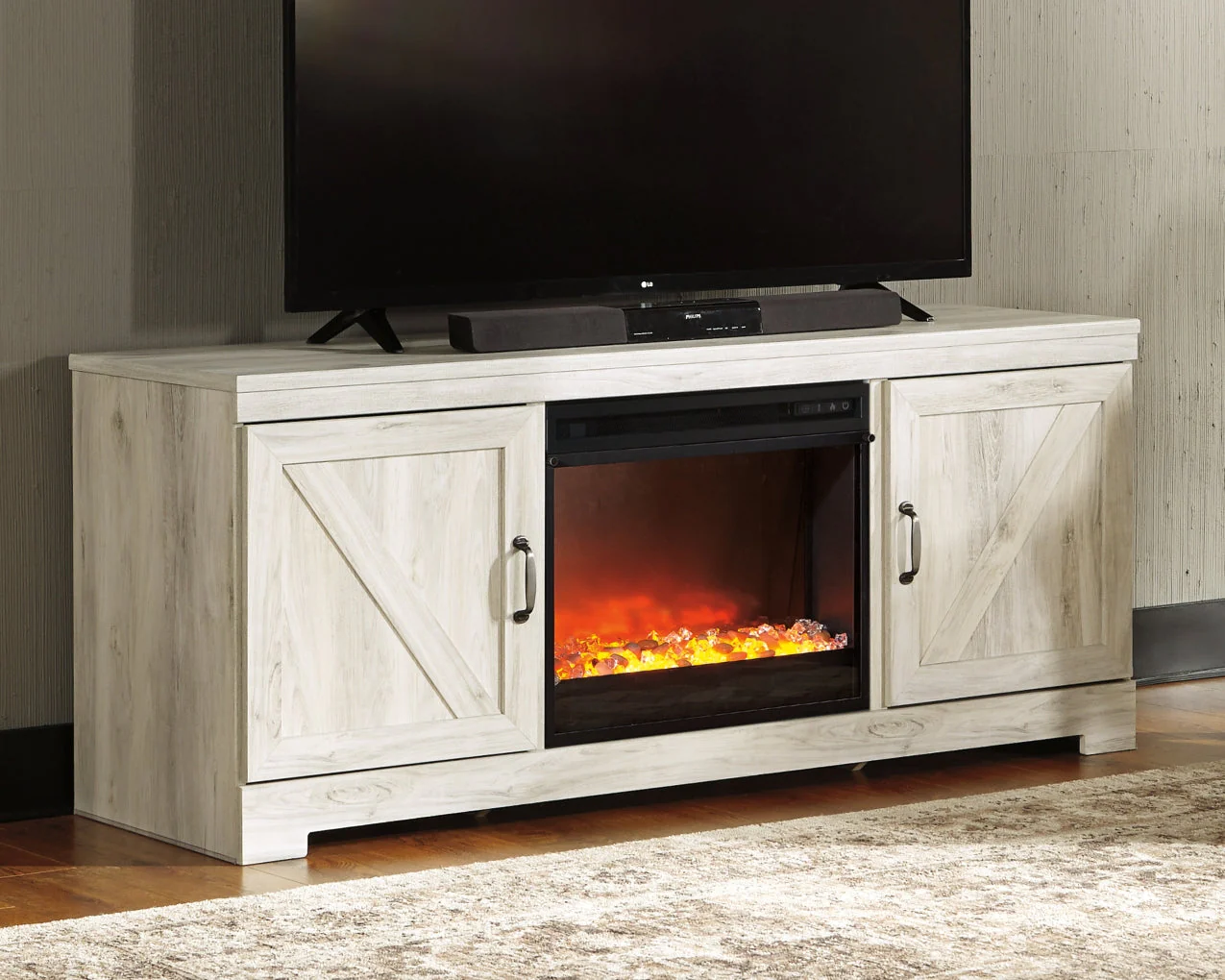 Bellaby 63" Tv Stand Fireplace - Image 4