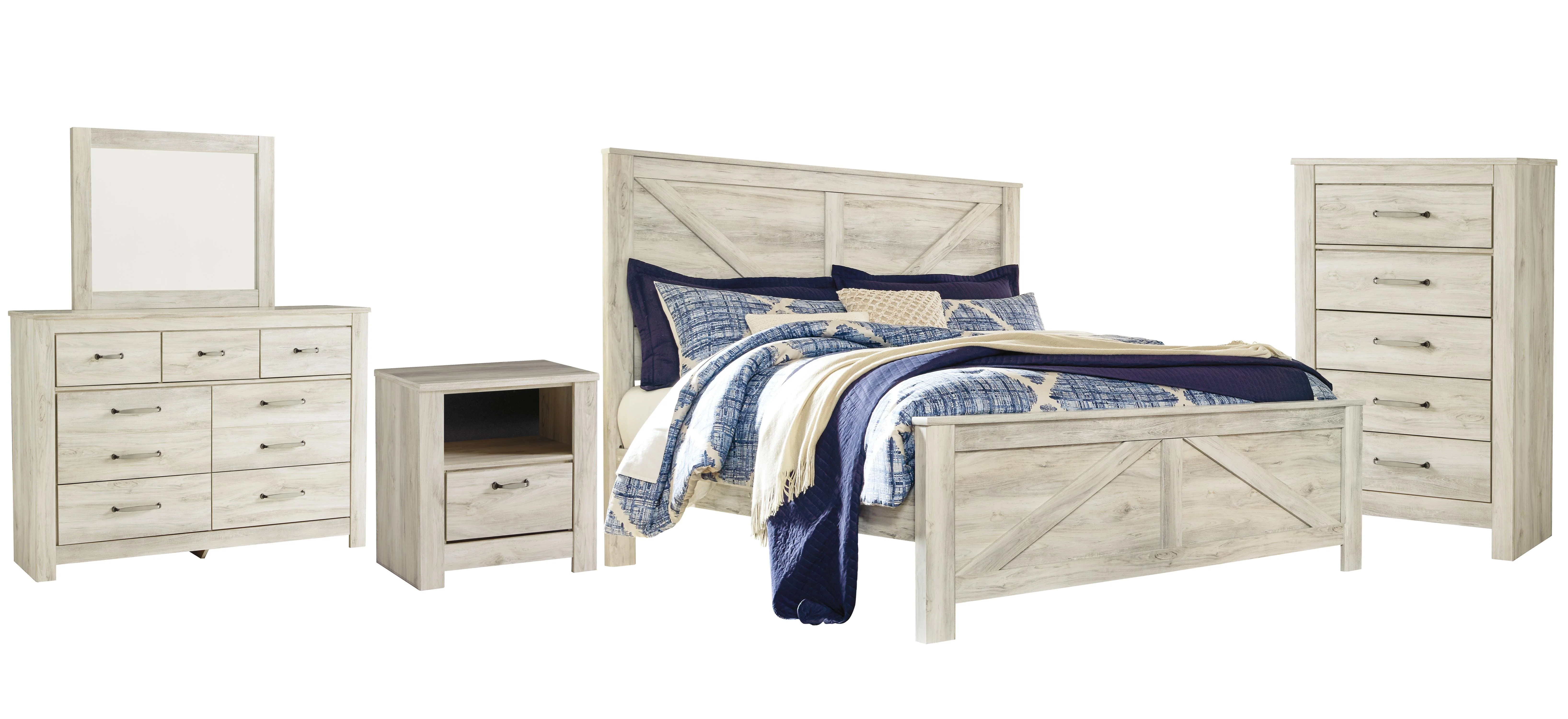 Bellaby Crossbuck Panel Bed Bedroom Set - Image 3