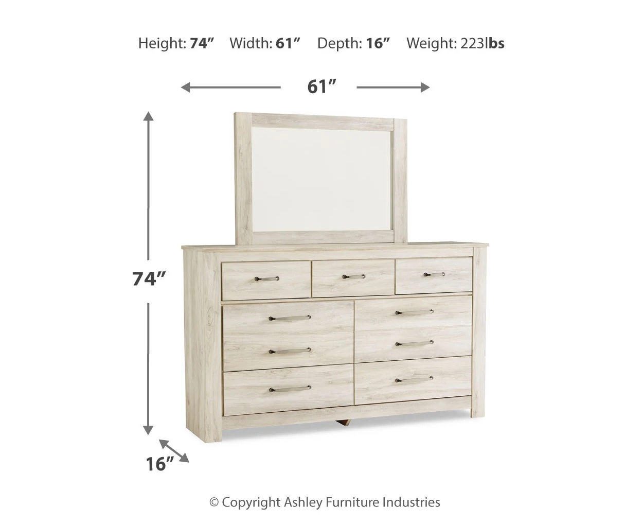 Bellaby Dresser and Mirror - Image 4