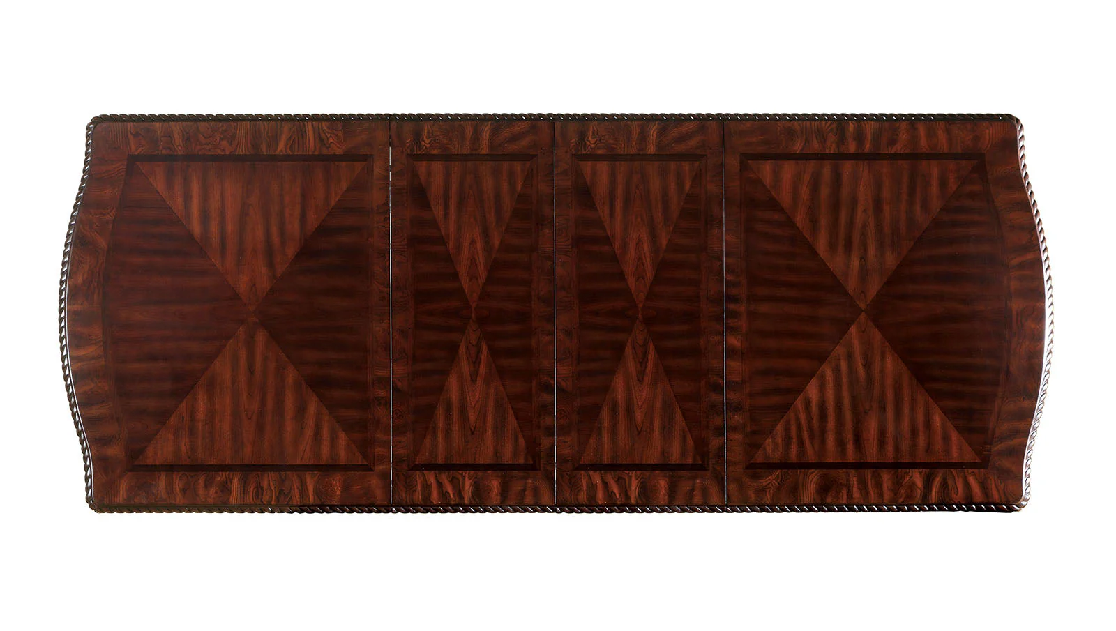 Bellagio Brown Cherry Wooden/Leatherette Uph. Dining Room Set / 7-piece - Image 4