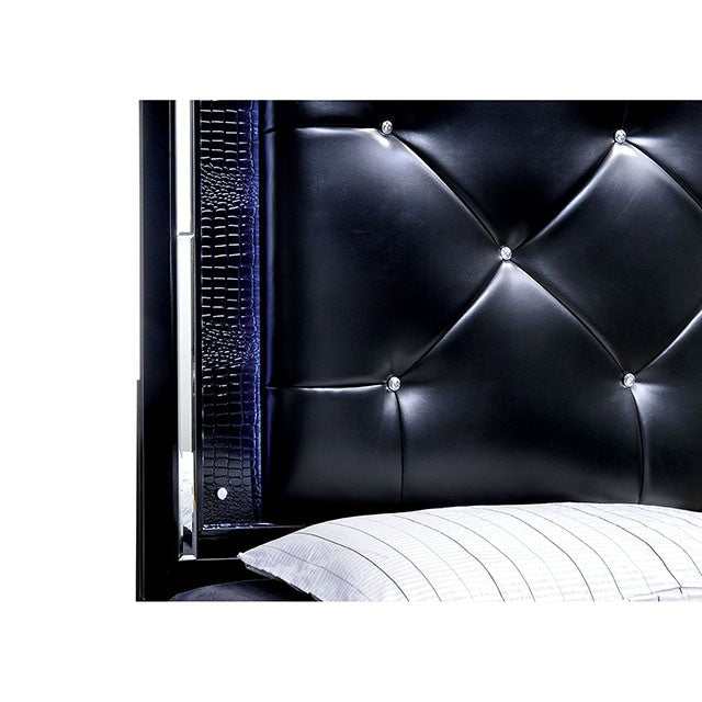Bellanova Black California King Bed - Image 3