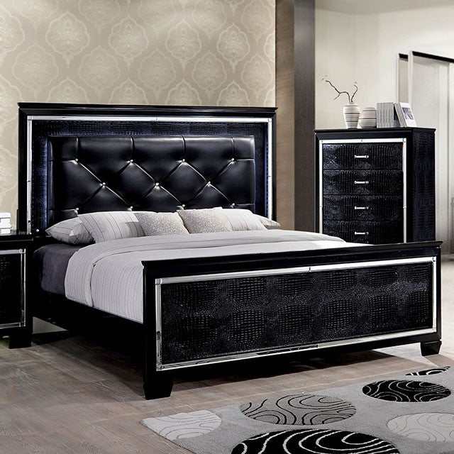 Bellanova Black California King Bed - Image 4