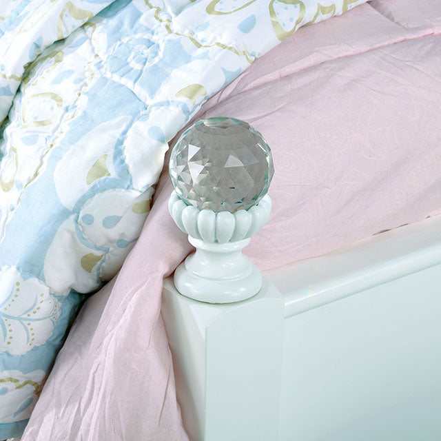 Belva White Twin Bed - Image 5