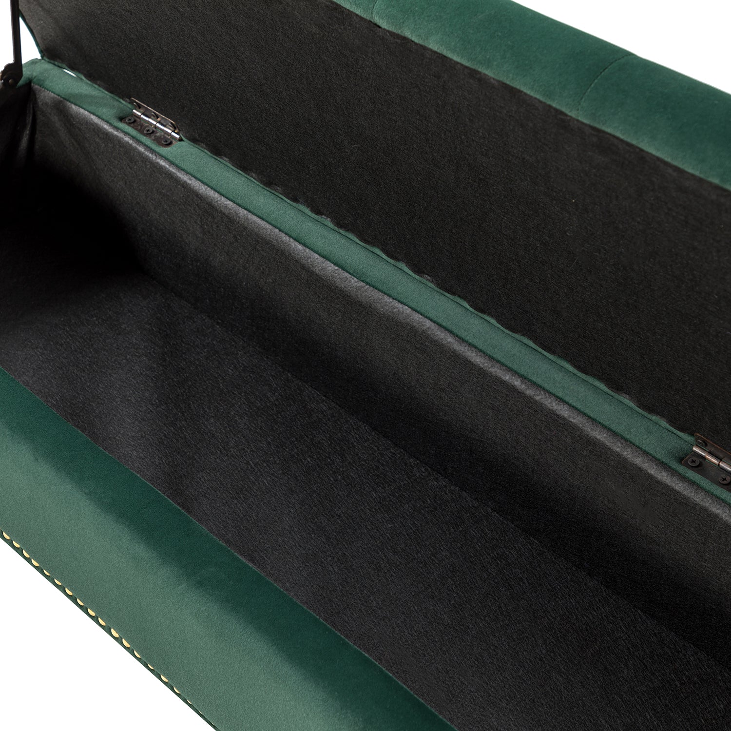Achilles Storage Bench in Green - Image 4