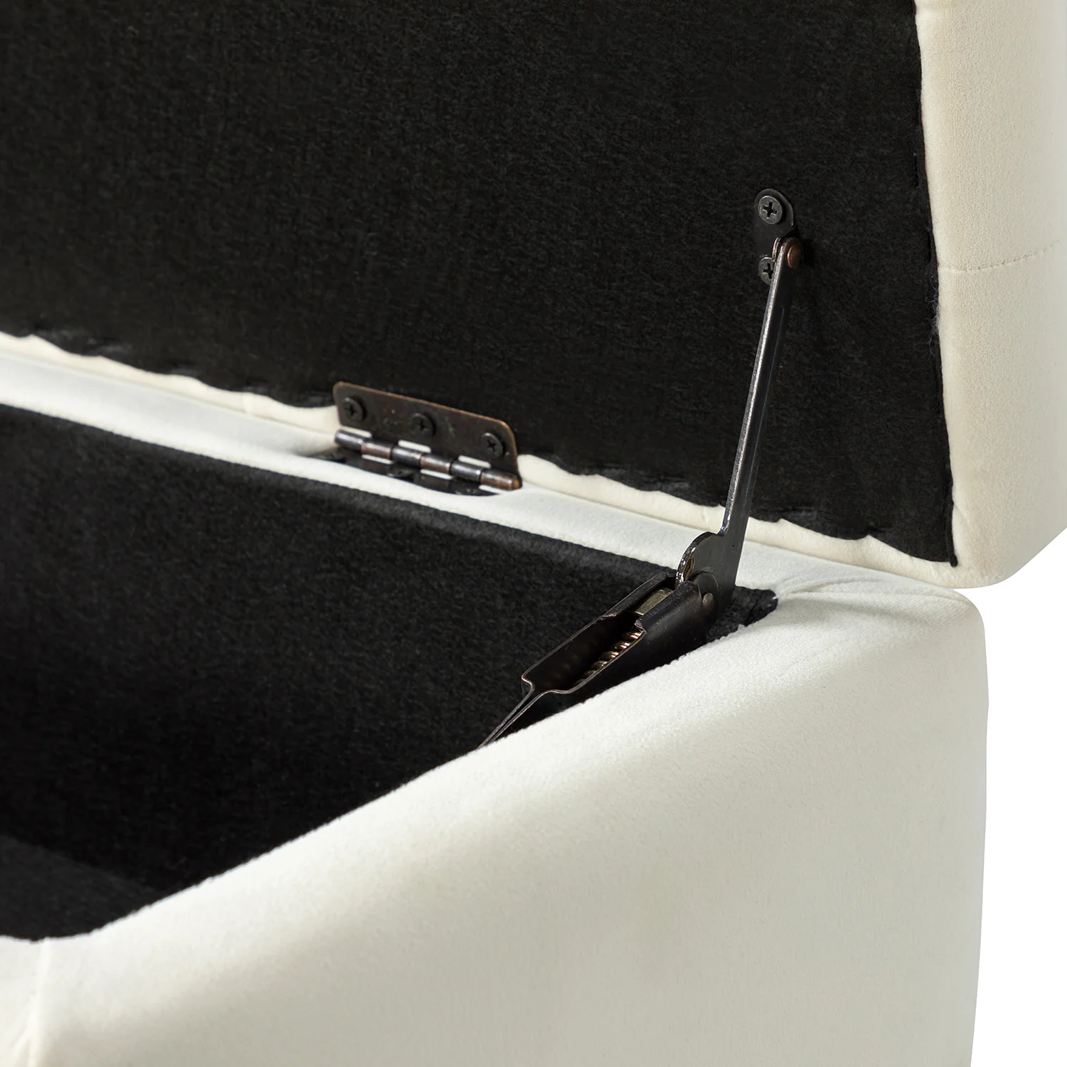 Achilles Storage Bench in Ivory - Image 6