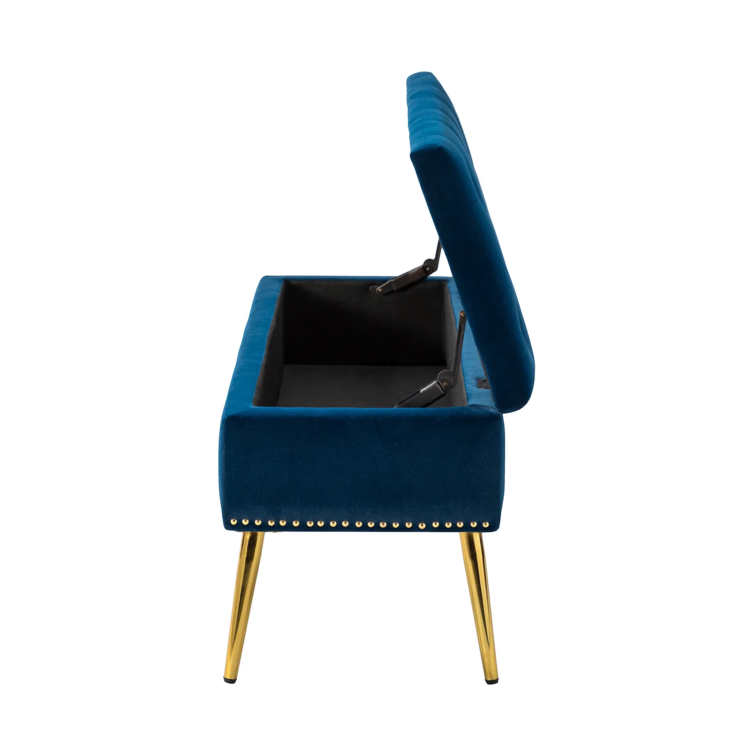 Achilles Storage Bench in Navy - Image 3
