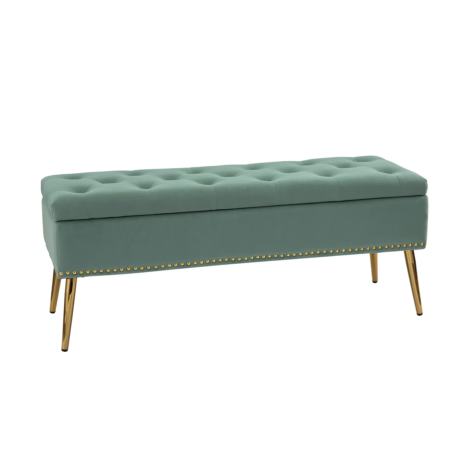 Achilles Storage Bench in Sage - Image 2