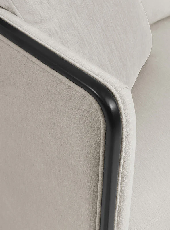 Benilde Taupe Sofa - Image 5