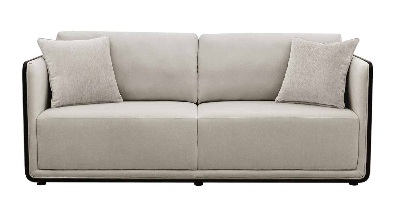 Benilde Taupe Sofa & Loveseat - Image 3