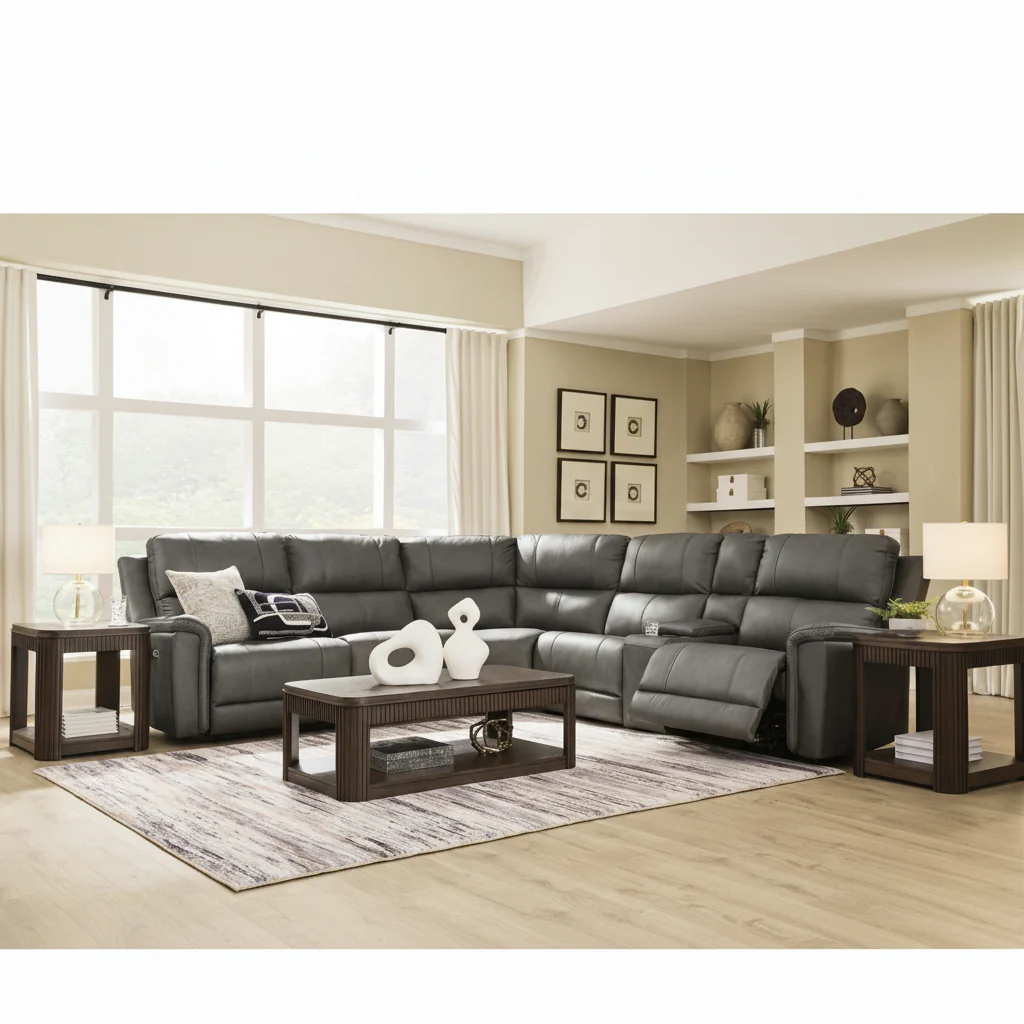 Beryton 5-Piece Power Reclining Sectional - Image 3
