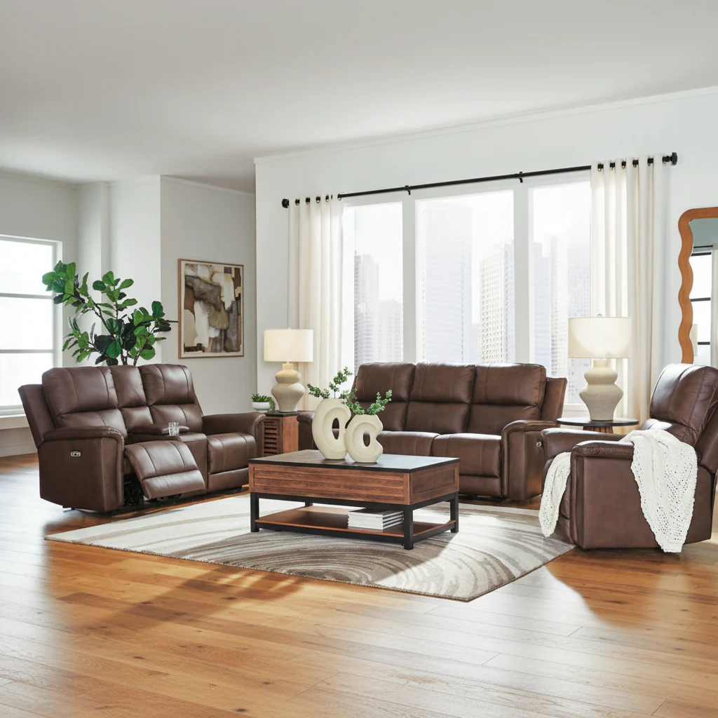 Beryton 5-Piece Power Reclining Sectional - Image 3
