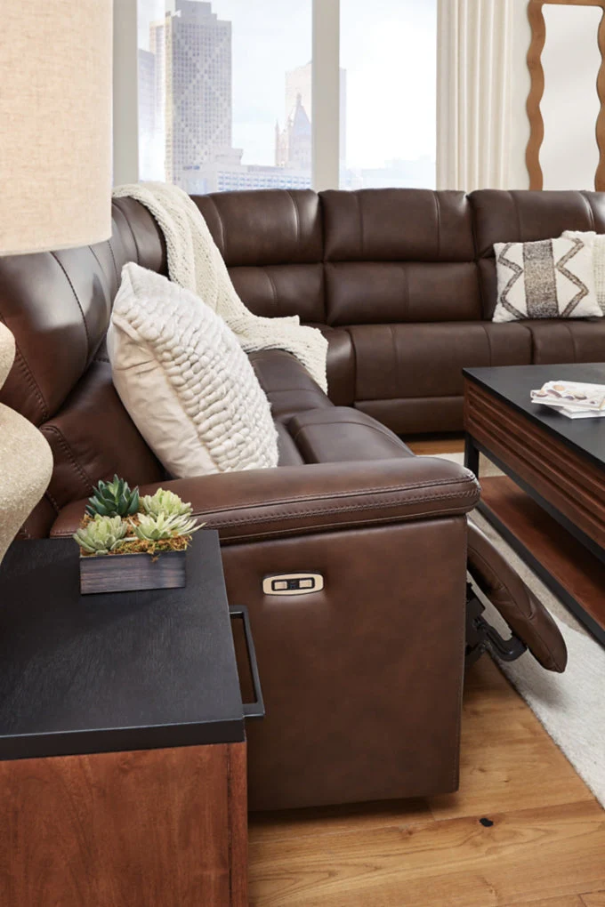 Beryton 5-Piece Power Reclining Sectional - Image 6