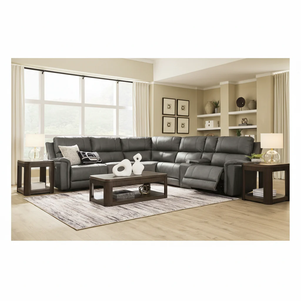 Beryton 6-Piece Power Reclining Sectional - Image 3