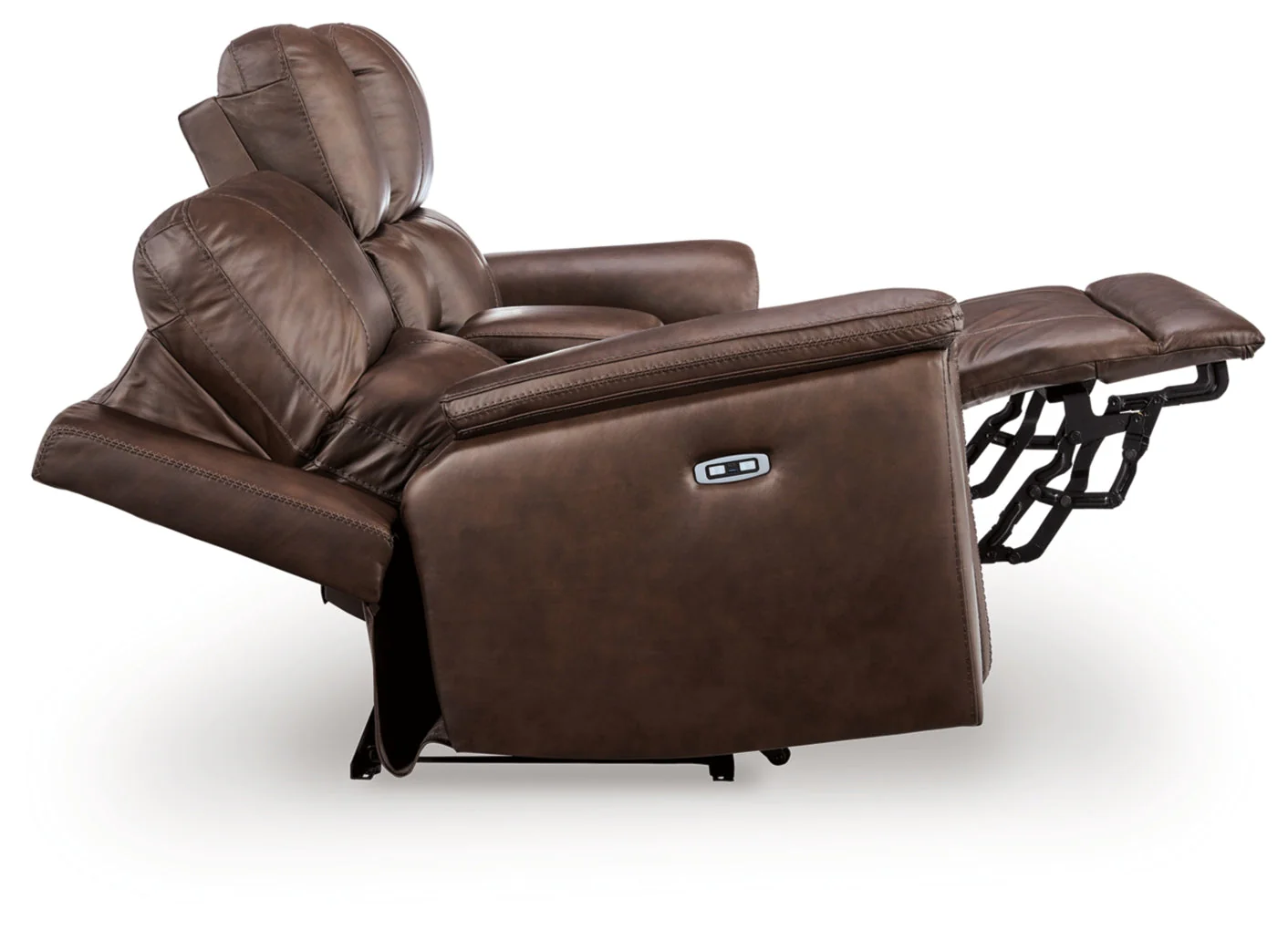 Beryton Power Reclining Loveseat/Console/Adjustable Headrest - Image 7