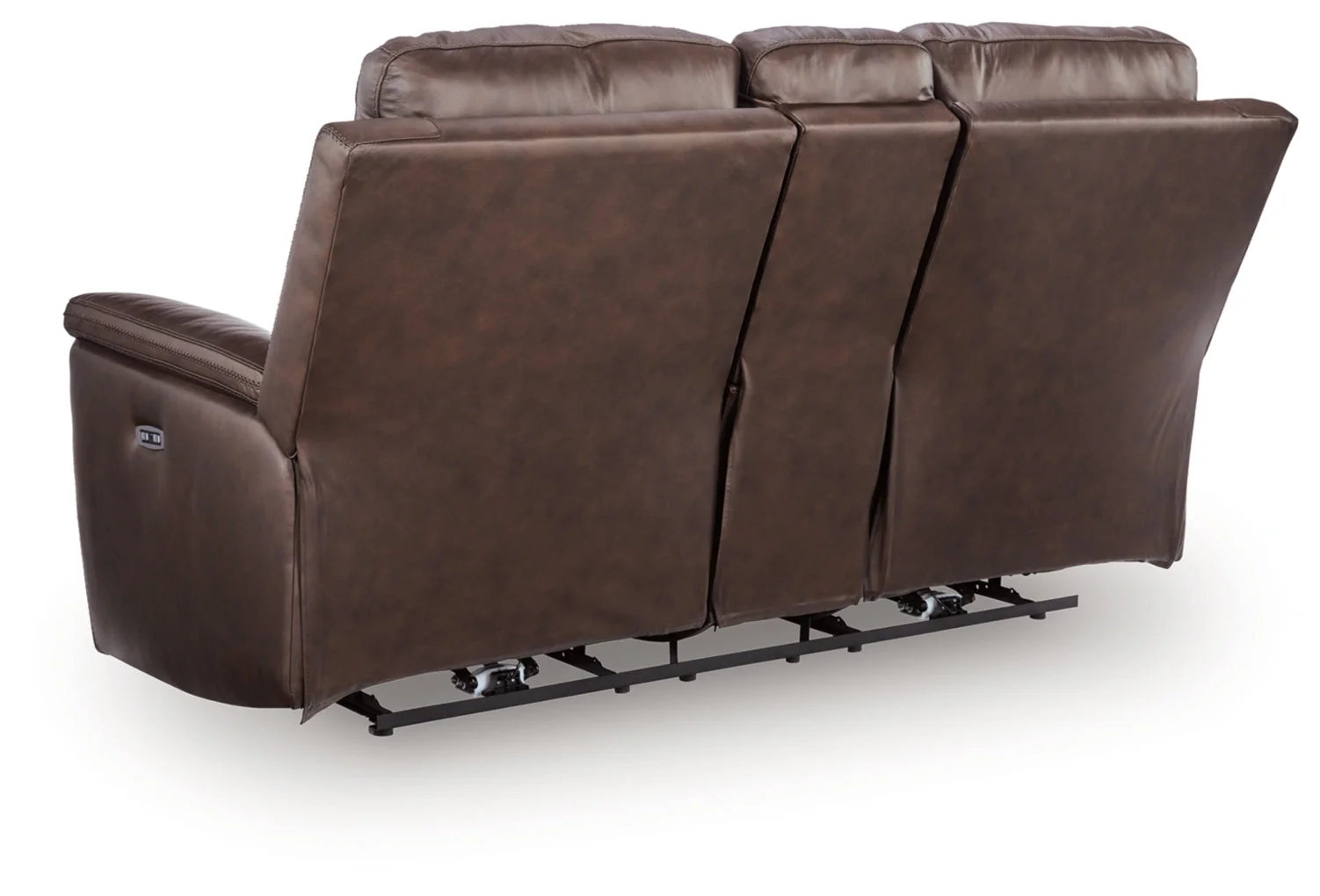 Beryton Power Reclining Loveseat/Console/Adjustable Headrest - Image 9