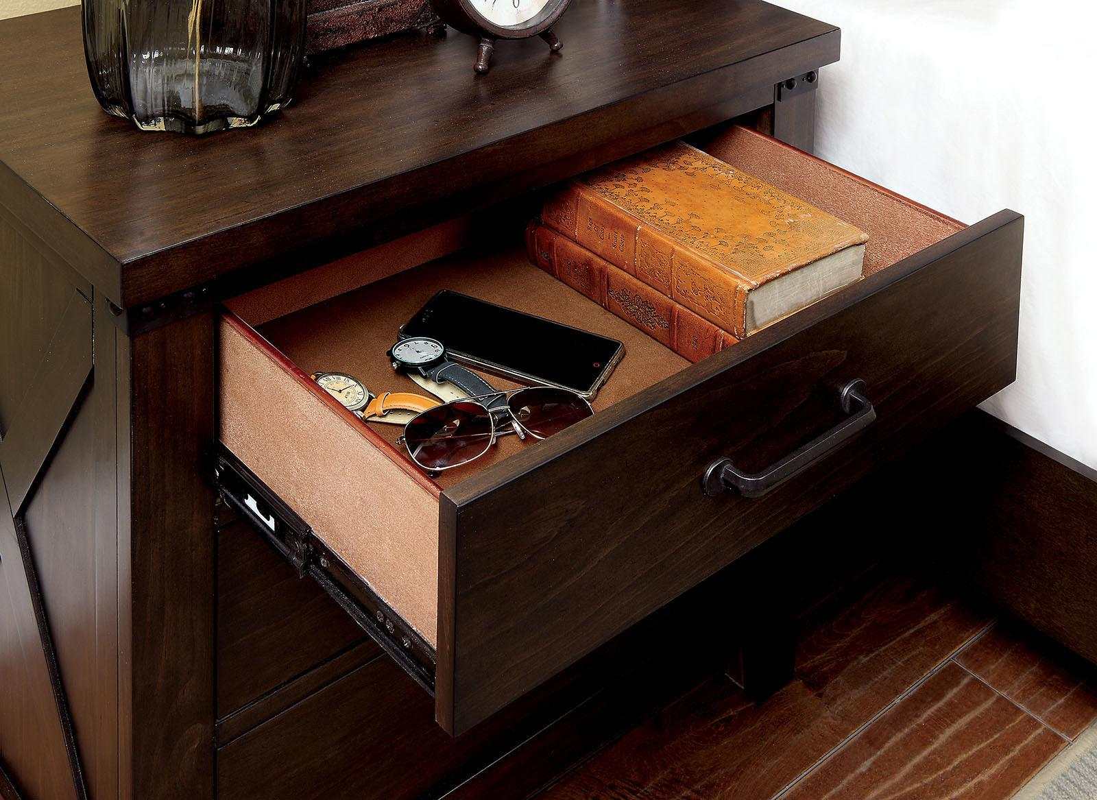 Bianca Dark Walnut Nightstand - Image 2