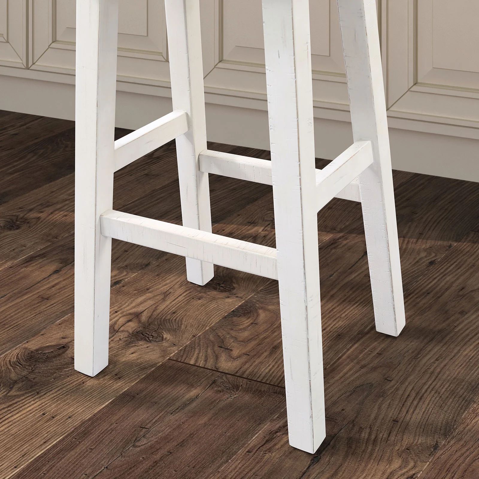 Biasca Gray/White Stool (Set of 2) - Image 2