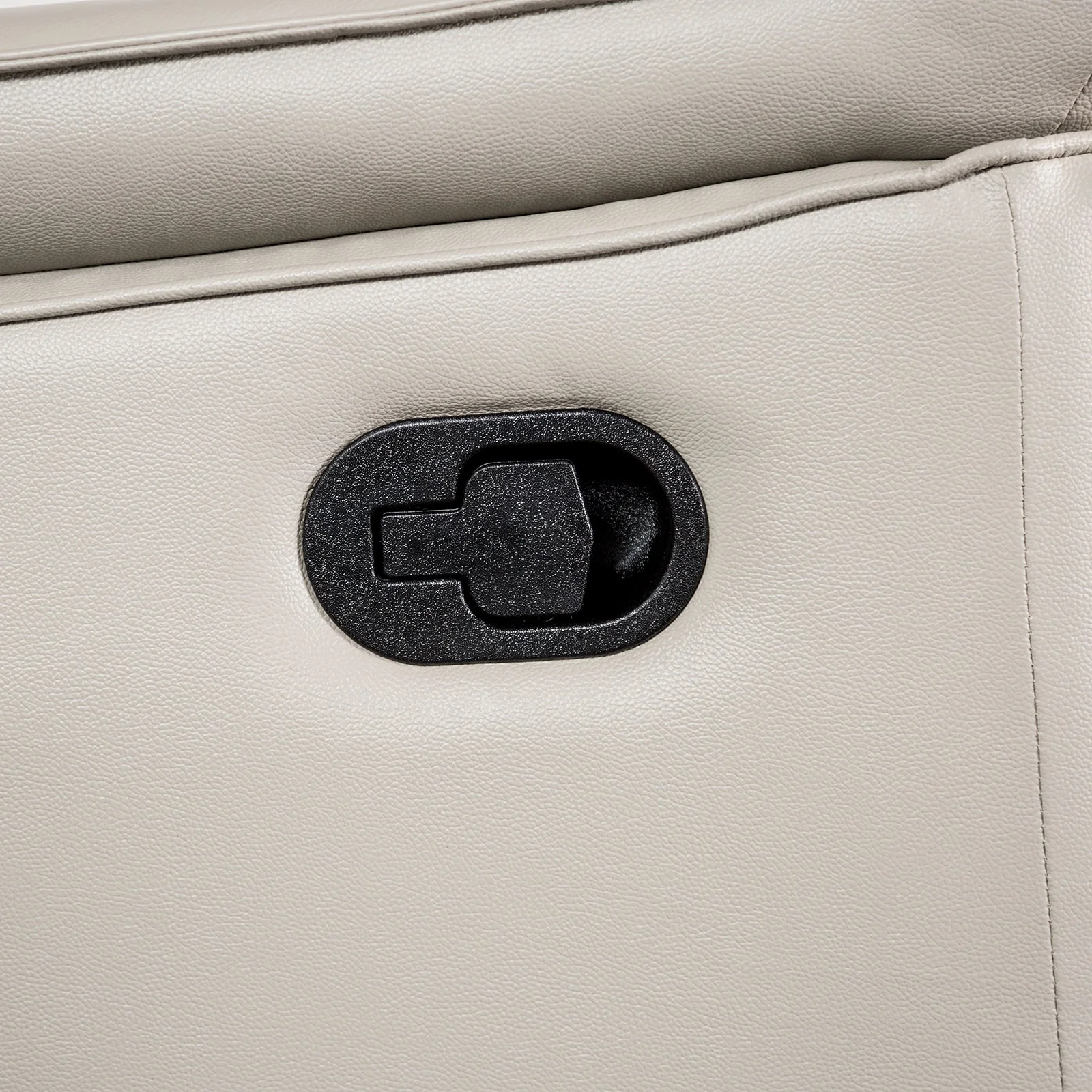 Bienne Taupe Reclining Sofa - Image 5