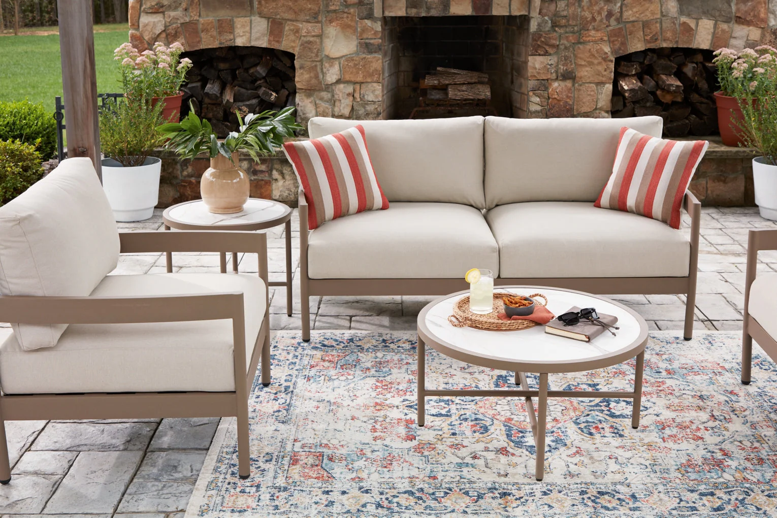 Big Creek Cove Love/Chairs/Tables Set (5/CN) - Image 6