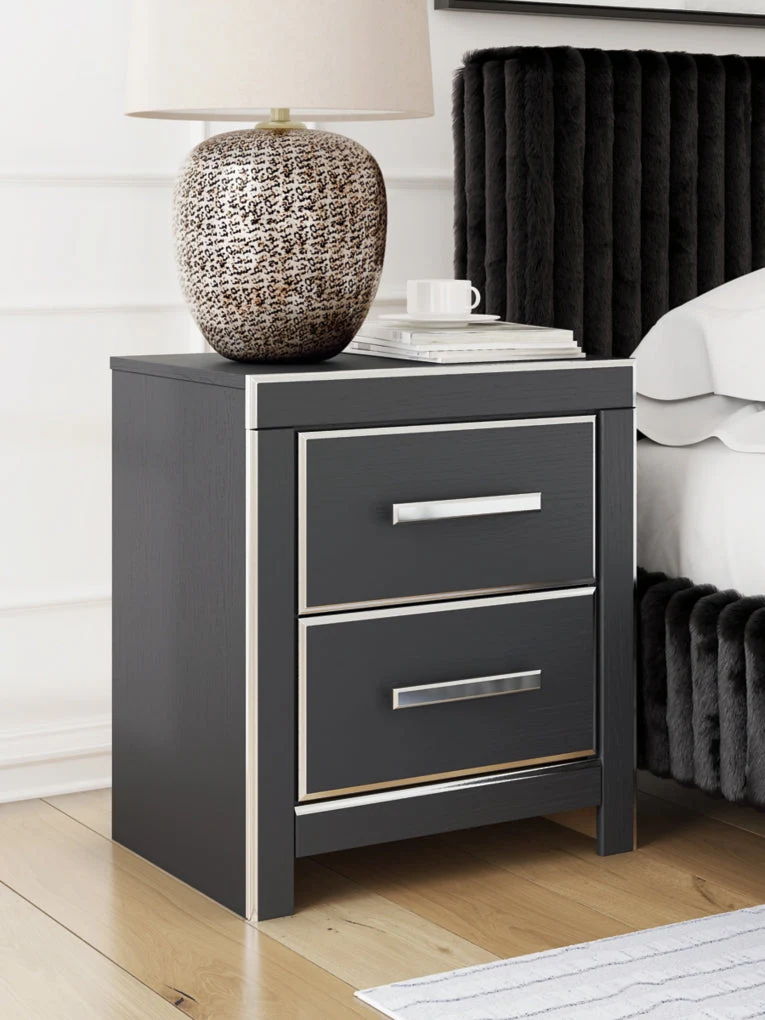 Birmonton Two Drawer Night Stand - Image 4