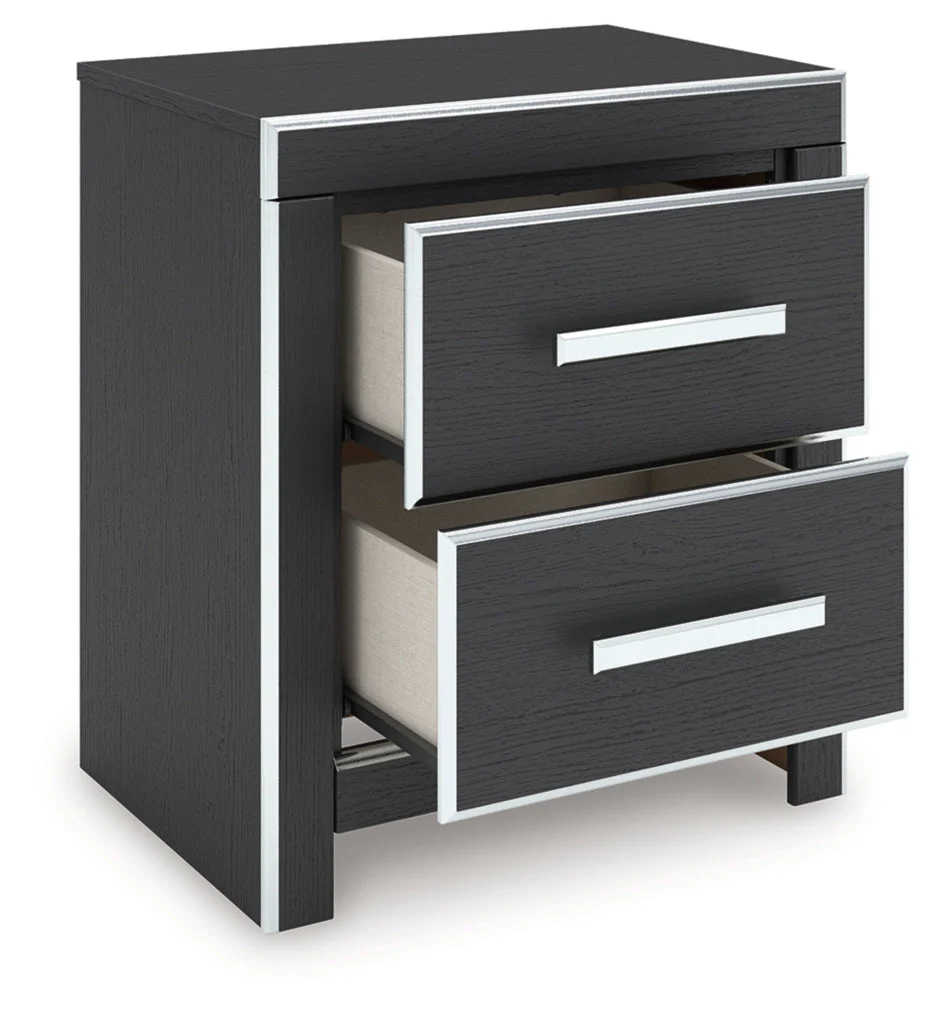 Birmonton Two Drawer Night Stand - Image 6