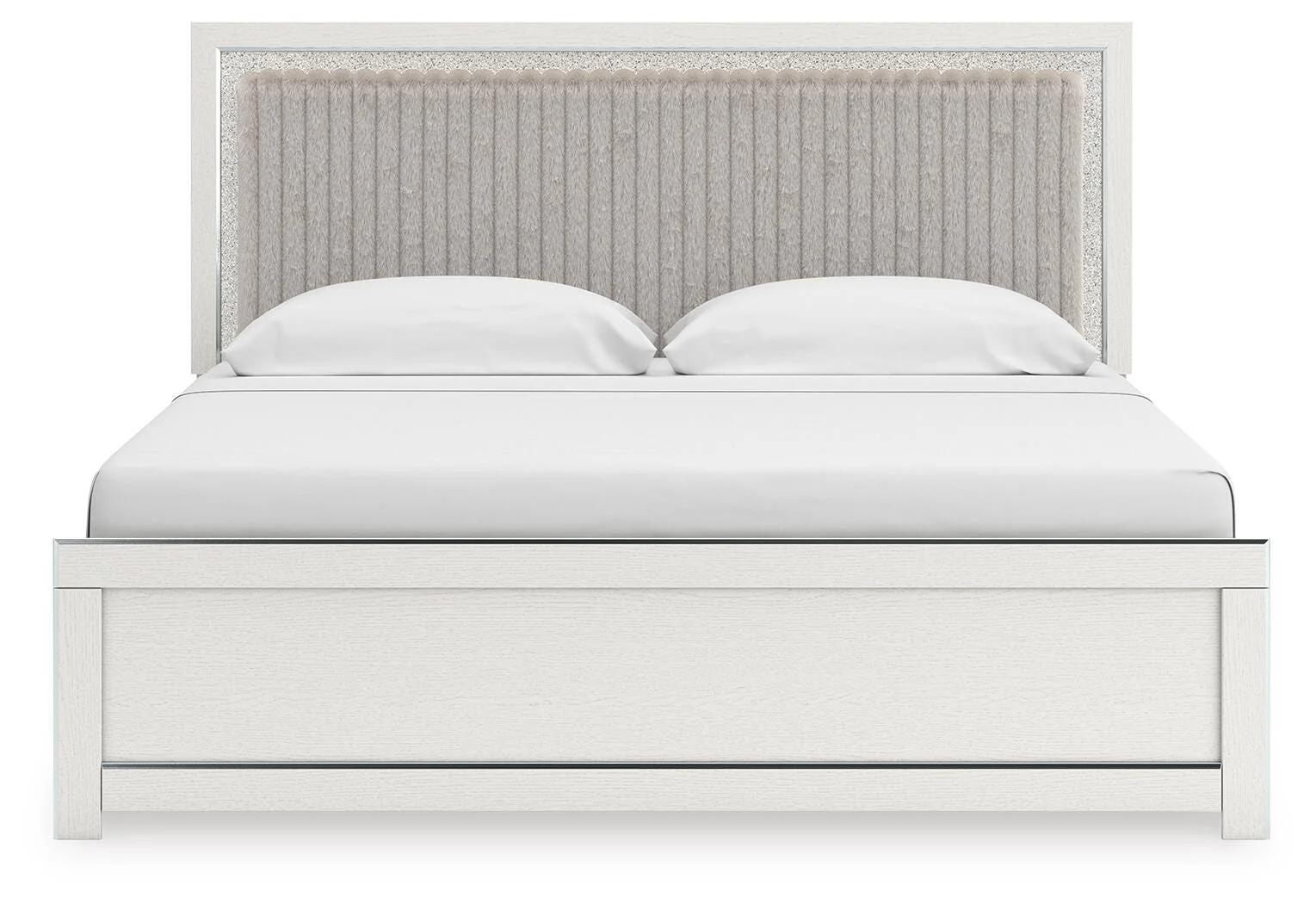 Birmonton Upholstered Panel Platform Bed - Image 9