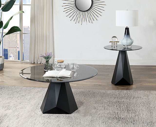 Bishop Black/Gray End Table - Image 2