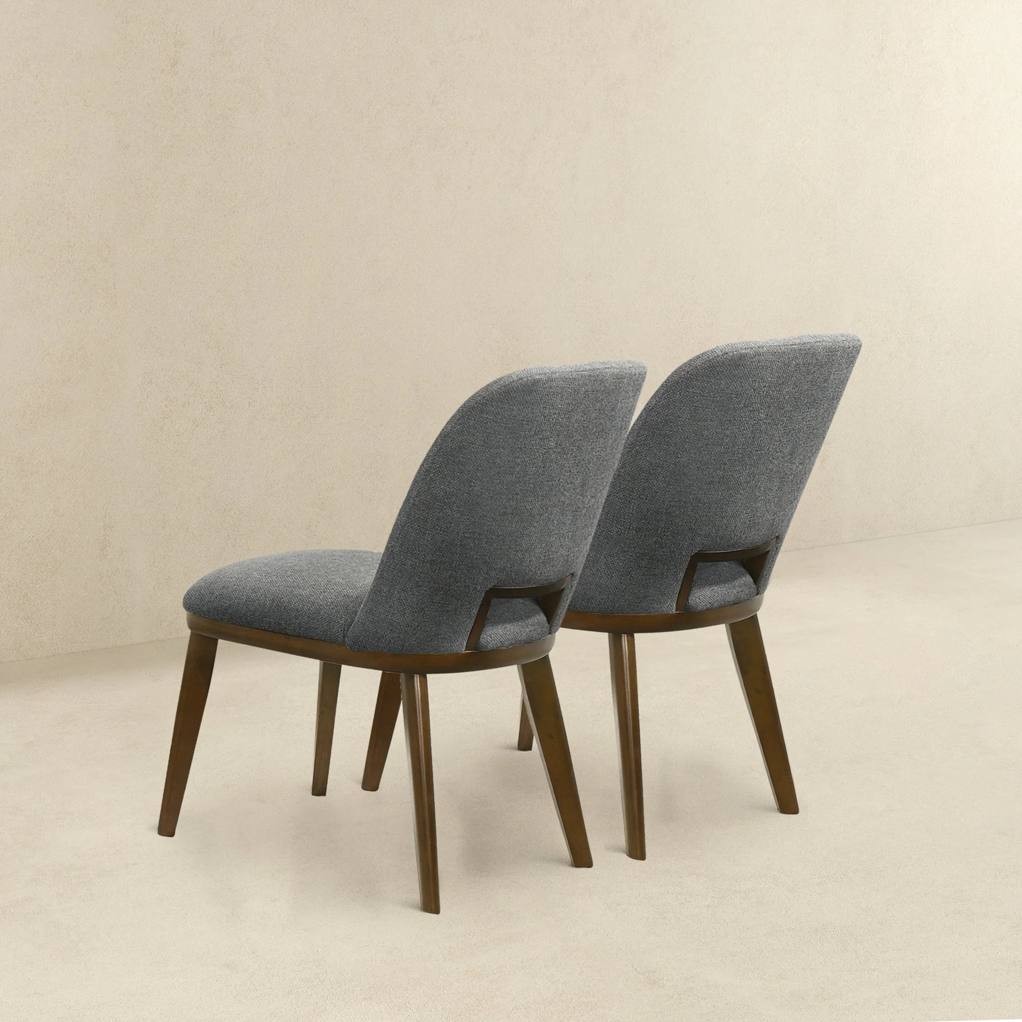 Blaken Dark Grey Fabric Dining Chair (Set Of 2) - Image 4