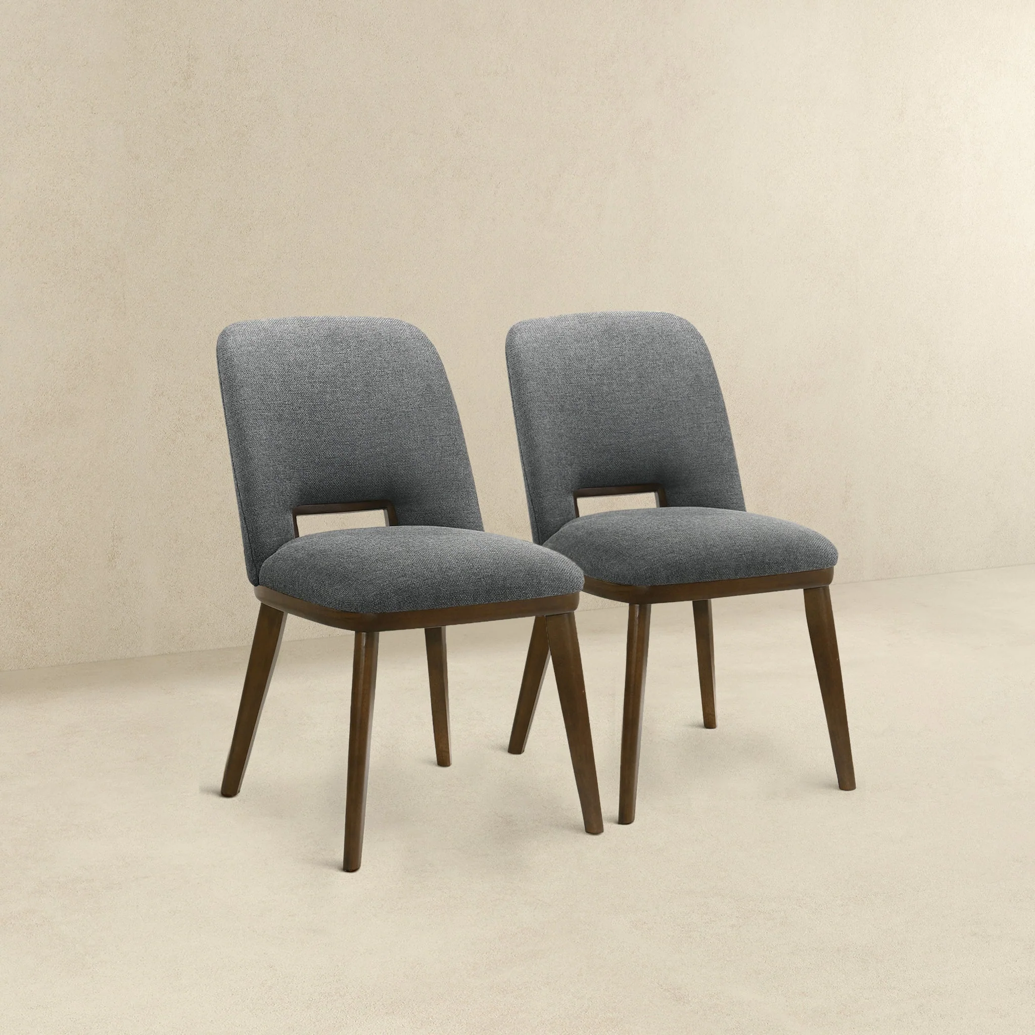 Blaken Dark Grey Fabric Dining Chair (Set Of 2) - Image 5