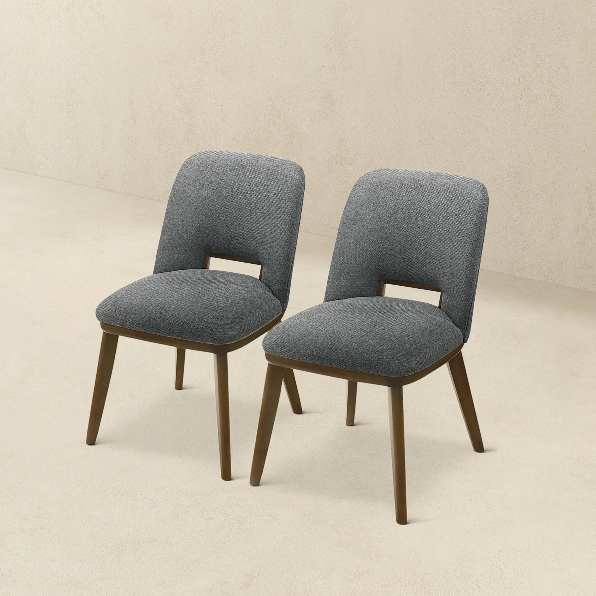 Blaken Dark Grey Fabric Dining Chair (Set Of 2) - Image 6