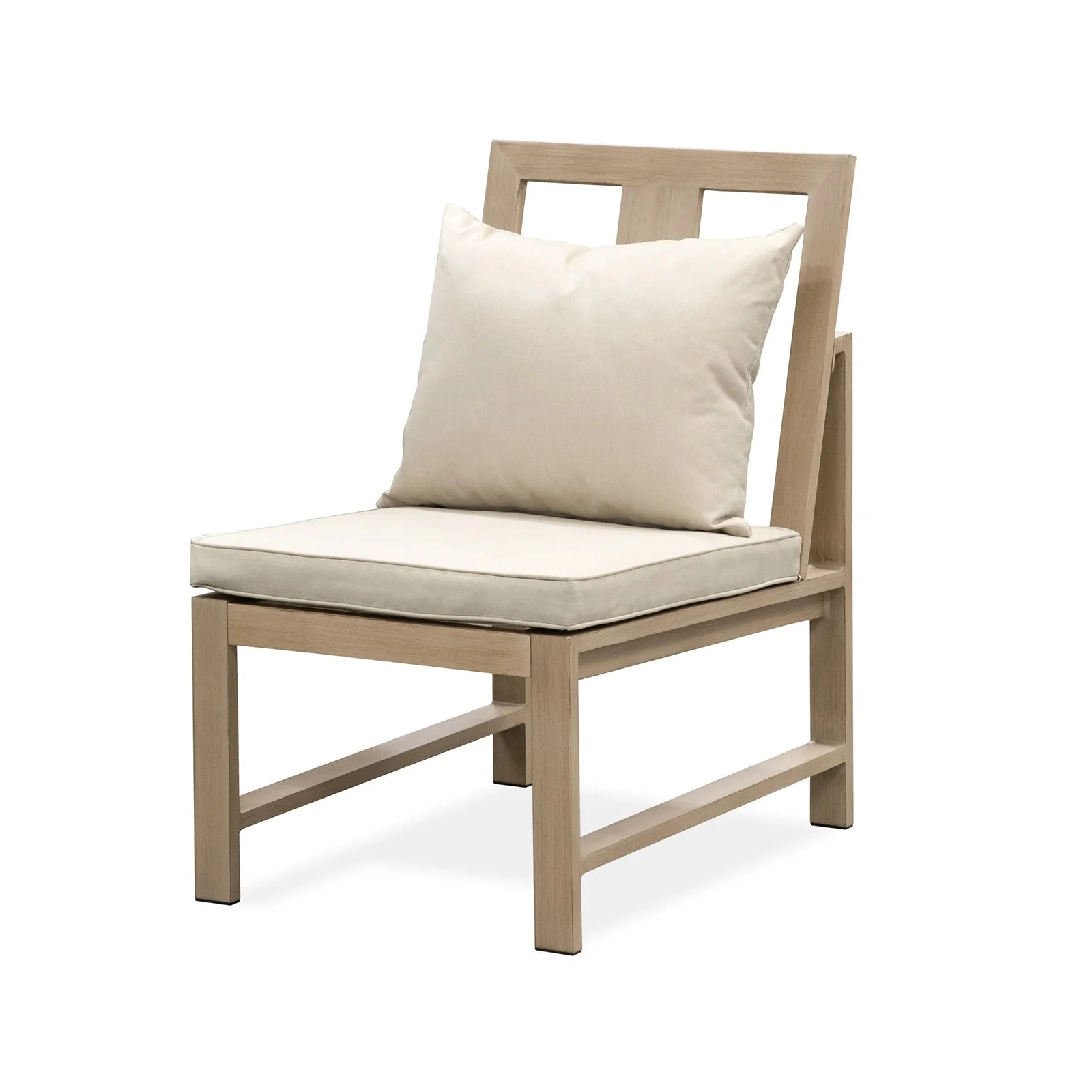 Bordeaux Natural/Light Gray/Beige 6 PieceOutdoor Dining Set - Image 4