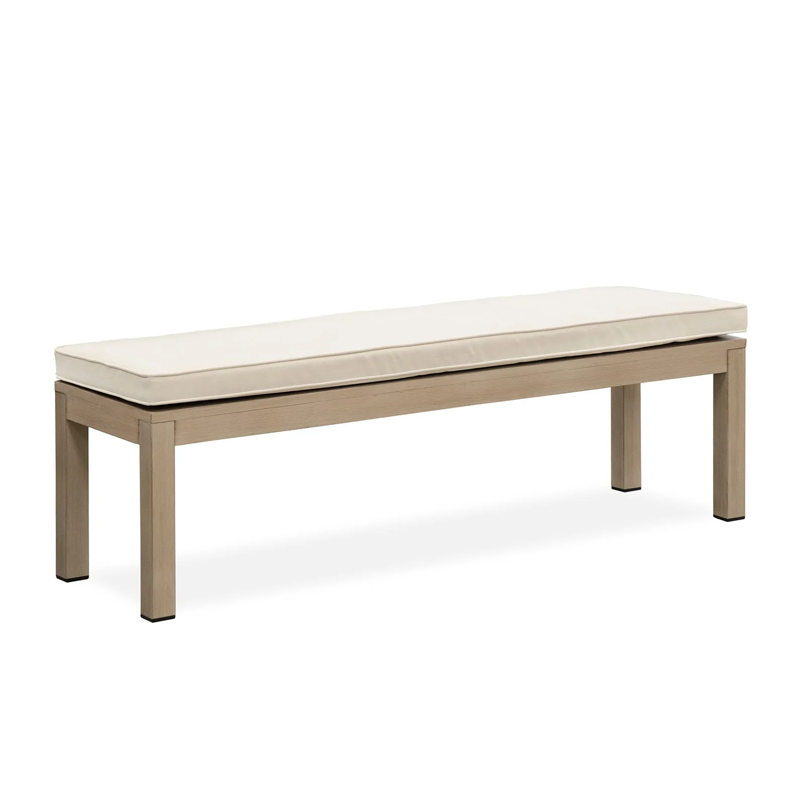 Bordeaux Natural/Light Gray/Beige 6 PieceOutdoor Dining Set - Image 5