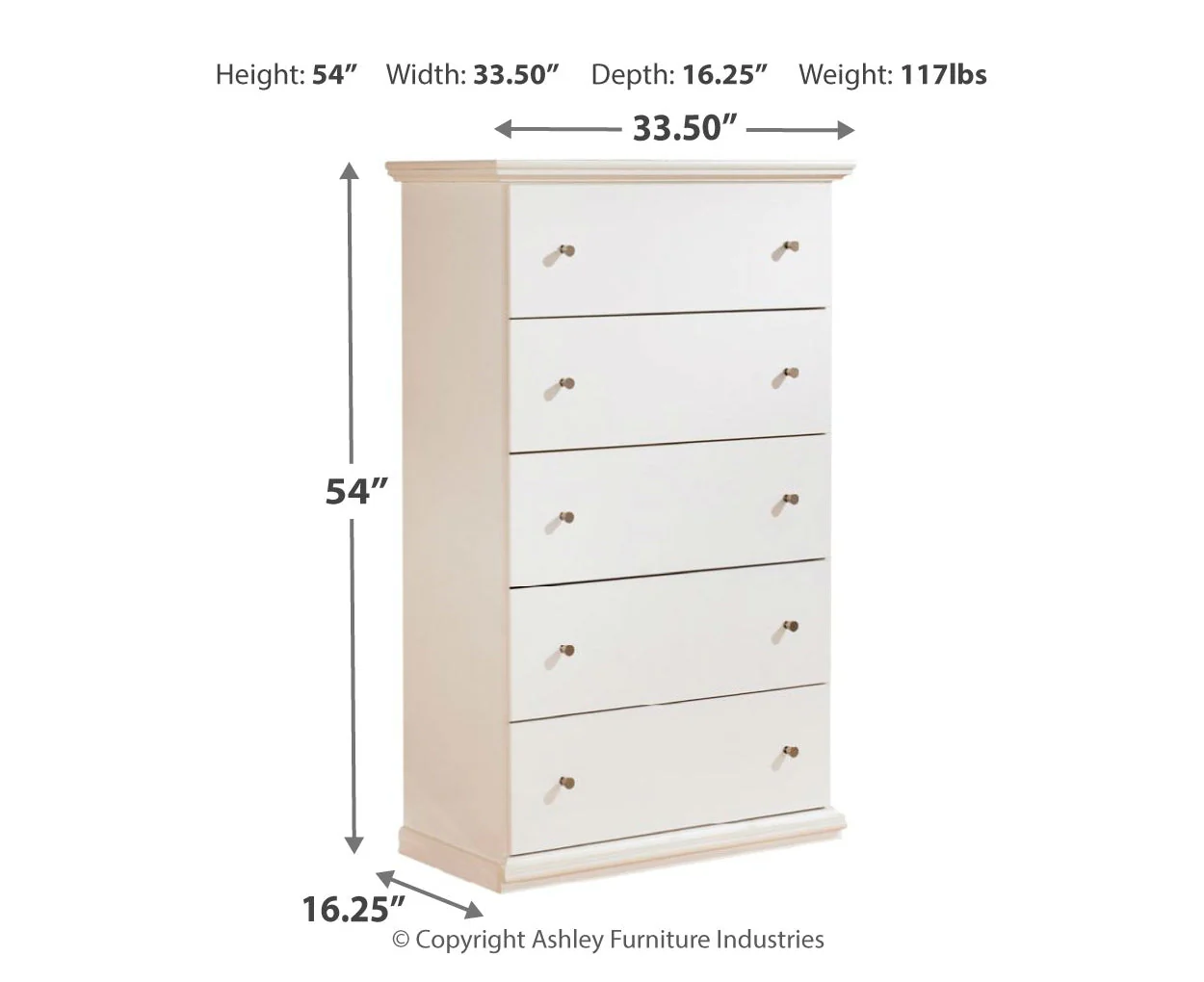 Bostwick Shoals Five Drawer Chest - Image 4