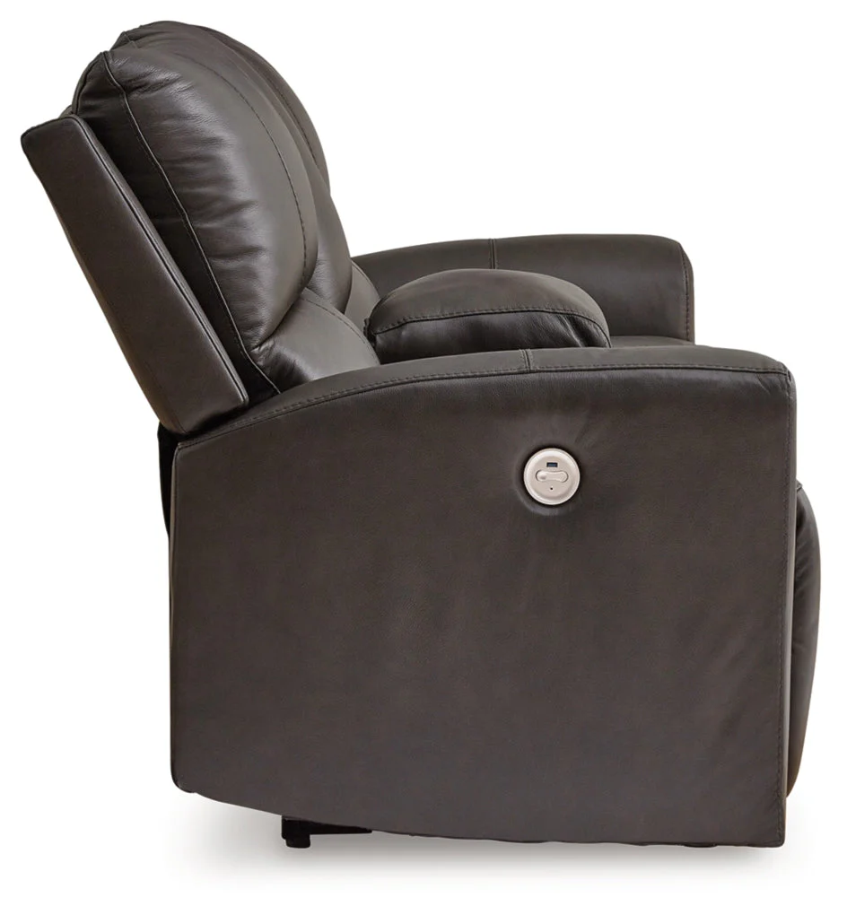 Boxmere DBL Reclining Power Loveseat w/Console - Image 5