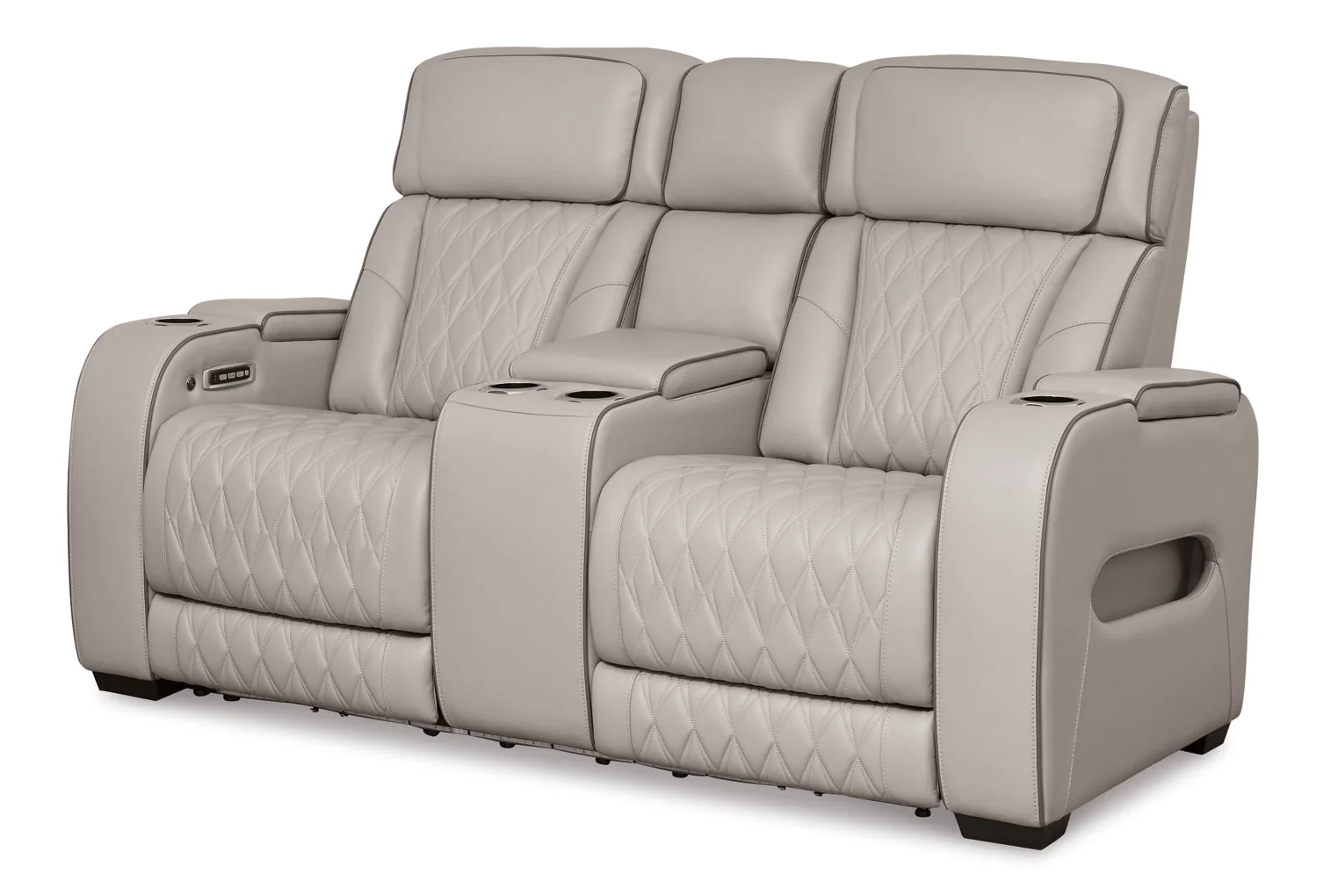 Boyington Power Reclining Loveseat/Console/Adjustable Headrest