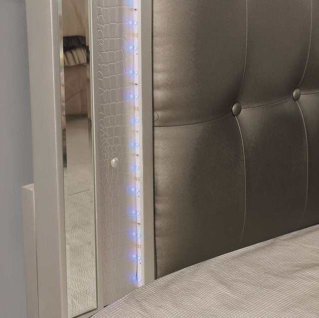 Brachium Silver Queen Bed - Image 3