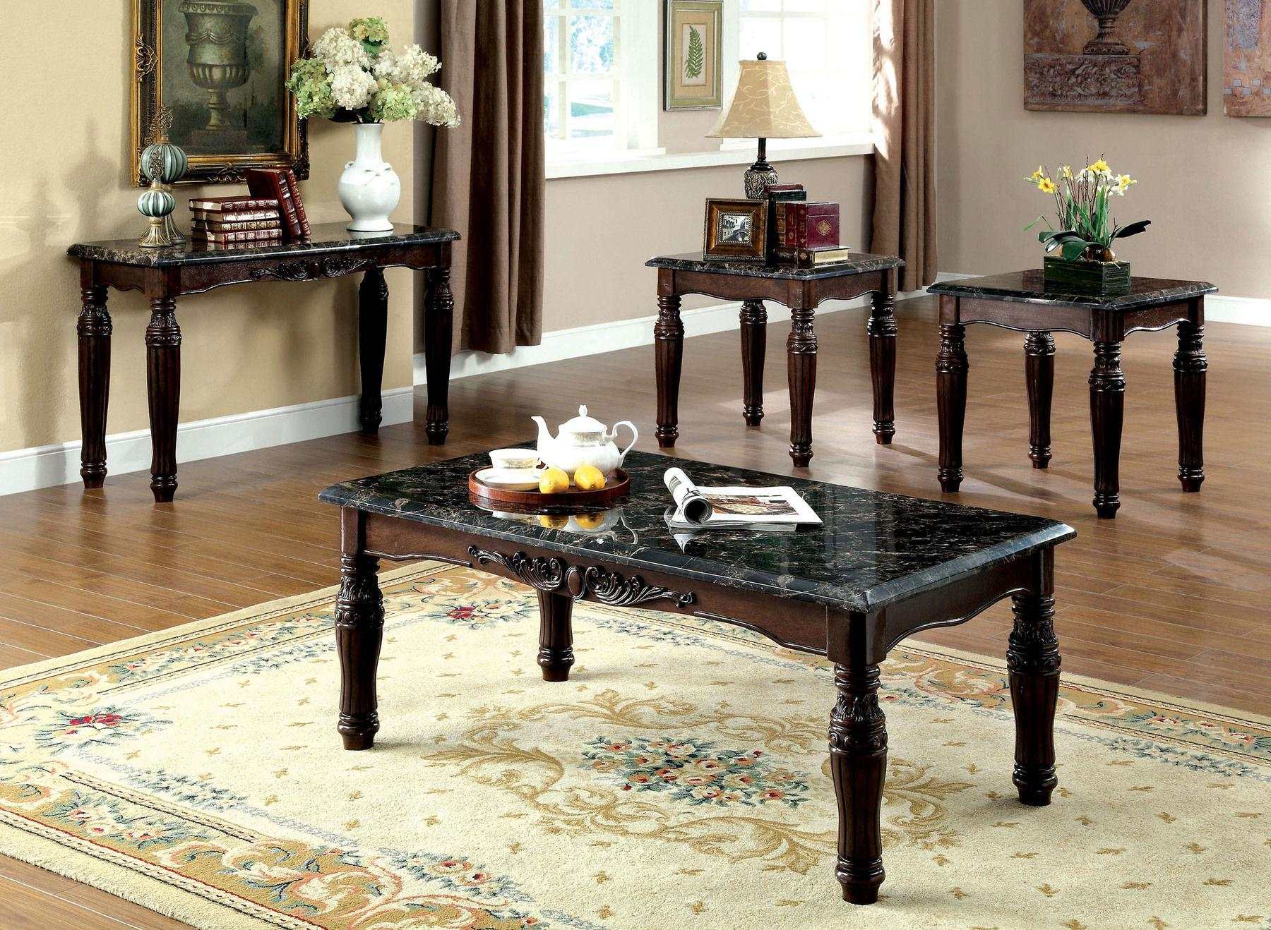 Brampton Espresso & Black Sofa Table - Image 2