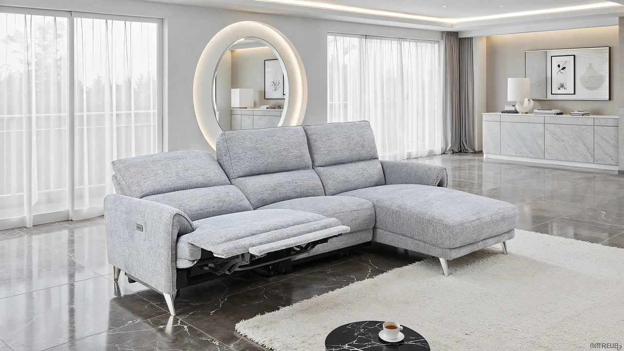 Brande Gray Power Sectional - Image 2