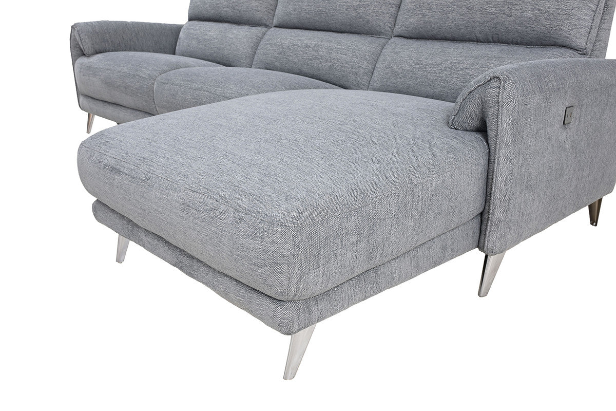 Brande Gray Power Sectional - Image 4