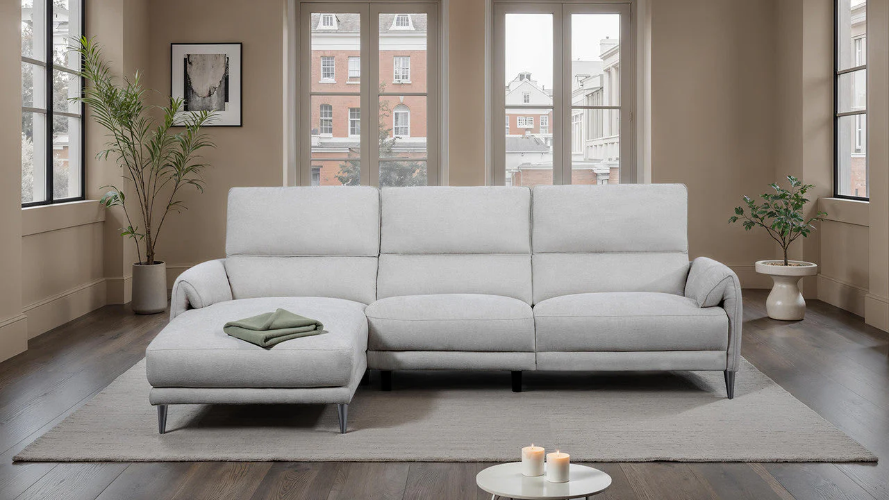 Brande Light Gray Power Sectional - Image 2