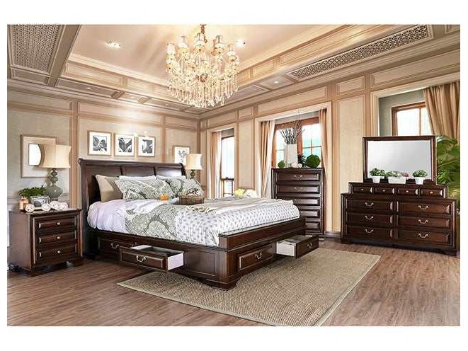Brandt Brown Cherry Eastern King Bed - Image 2
