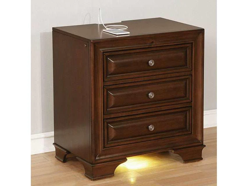 Brandt Brown Nightstand