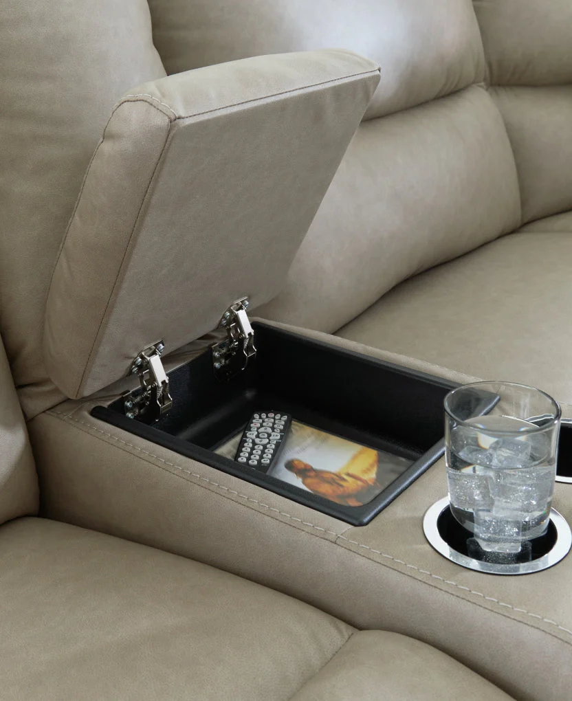 Brannigan 6-Piece Reclining Sectional with Storage Console - Image 5