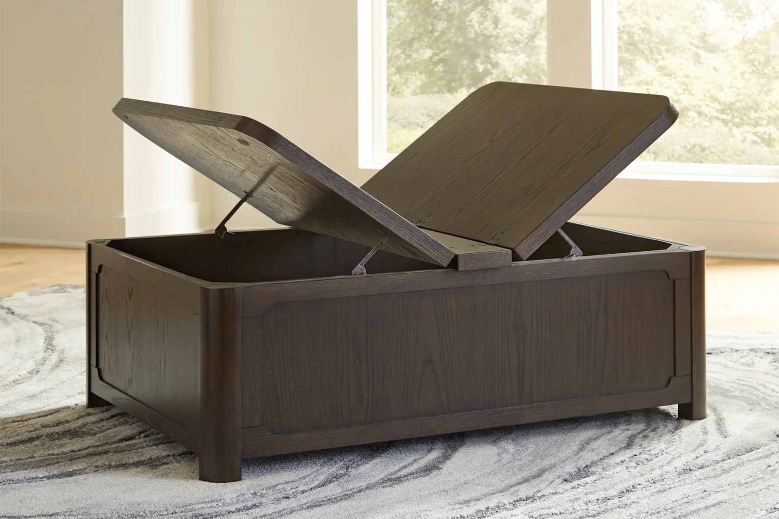Breckington Cocktail Table with Storage - Image 6