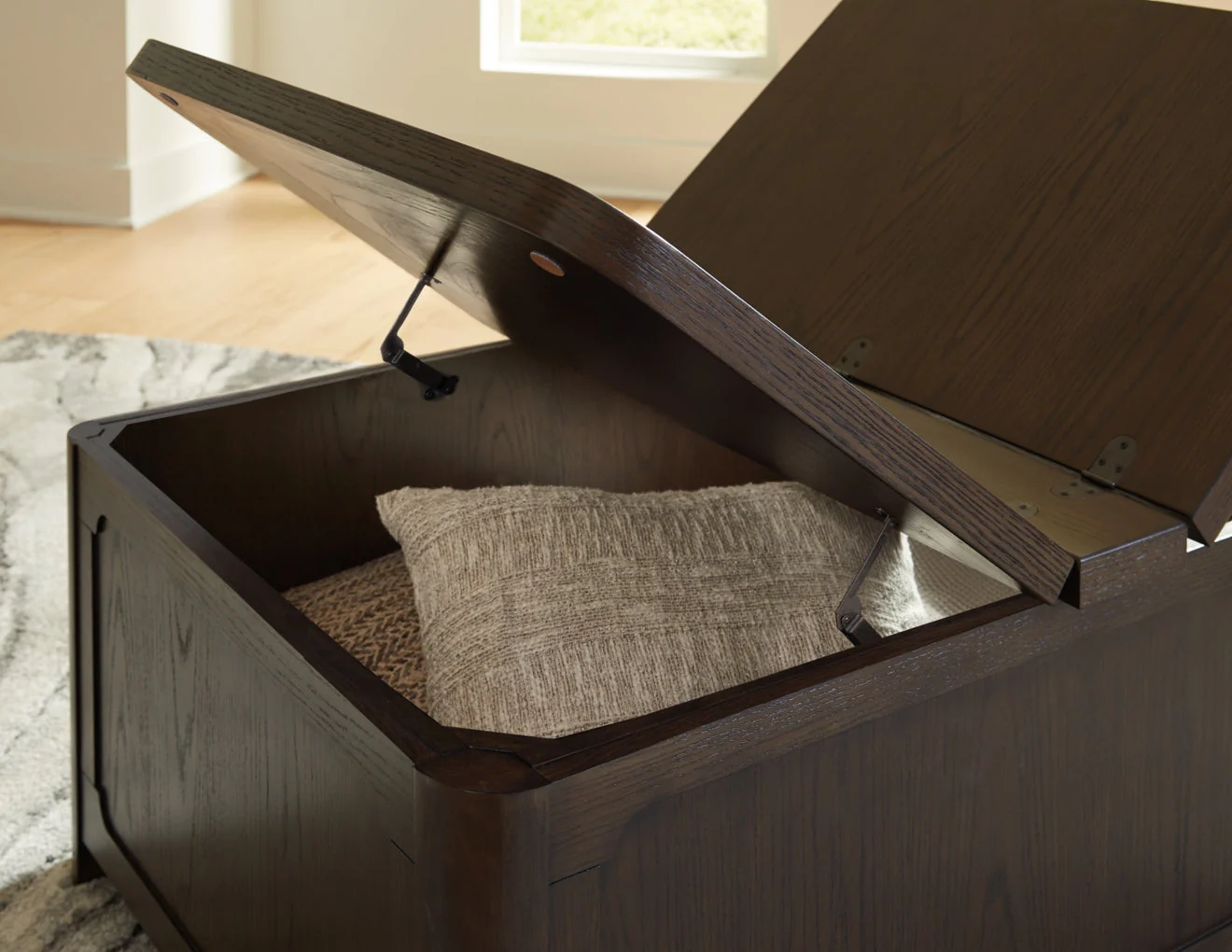 Breckington Cocktail Table with Storage - Image 7