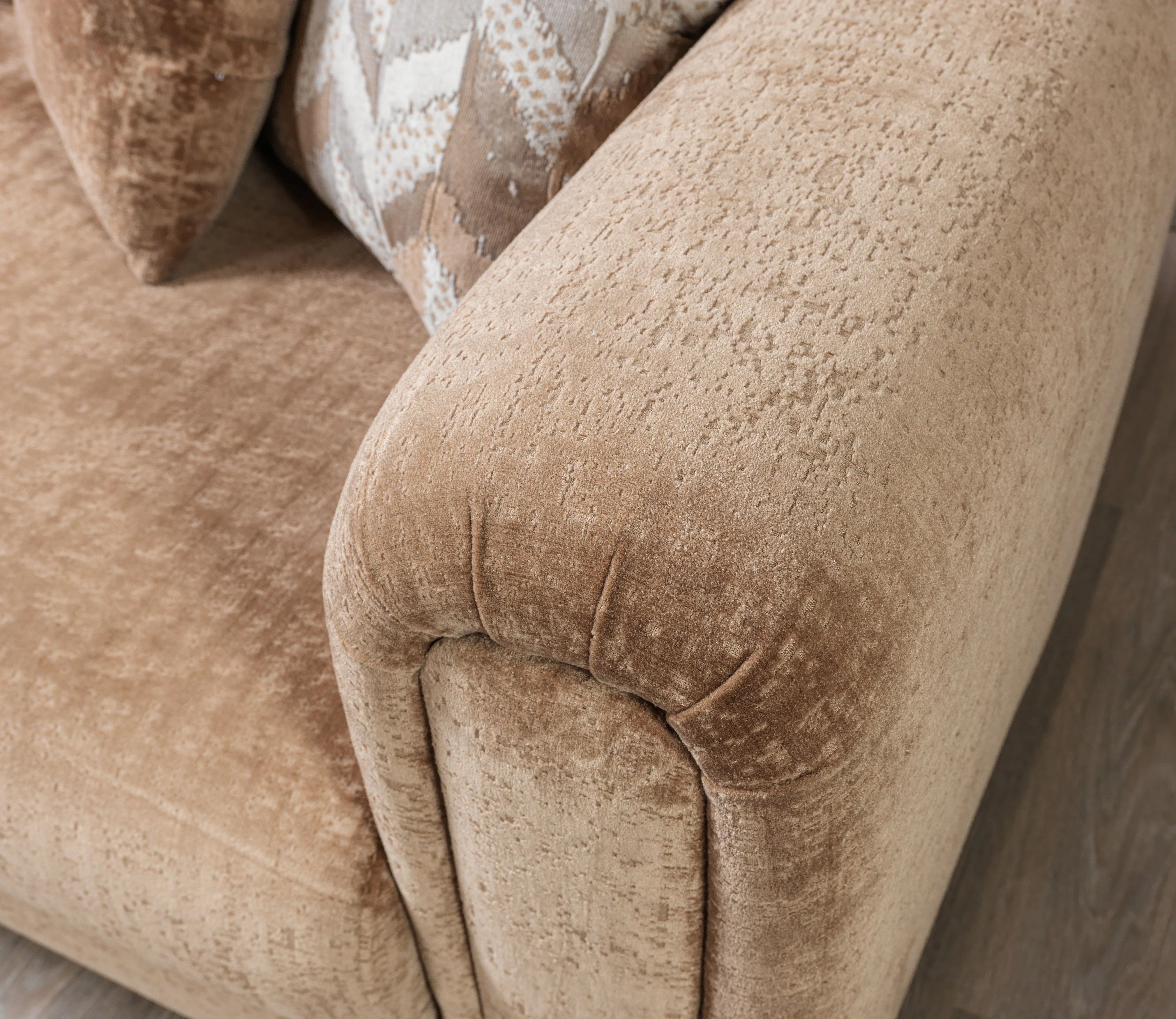 Brenda Coffee  Boucle  Sofa 93" & Loveseat 71" - Image 14