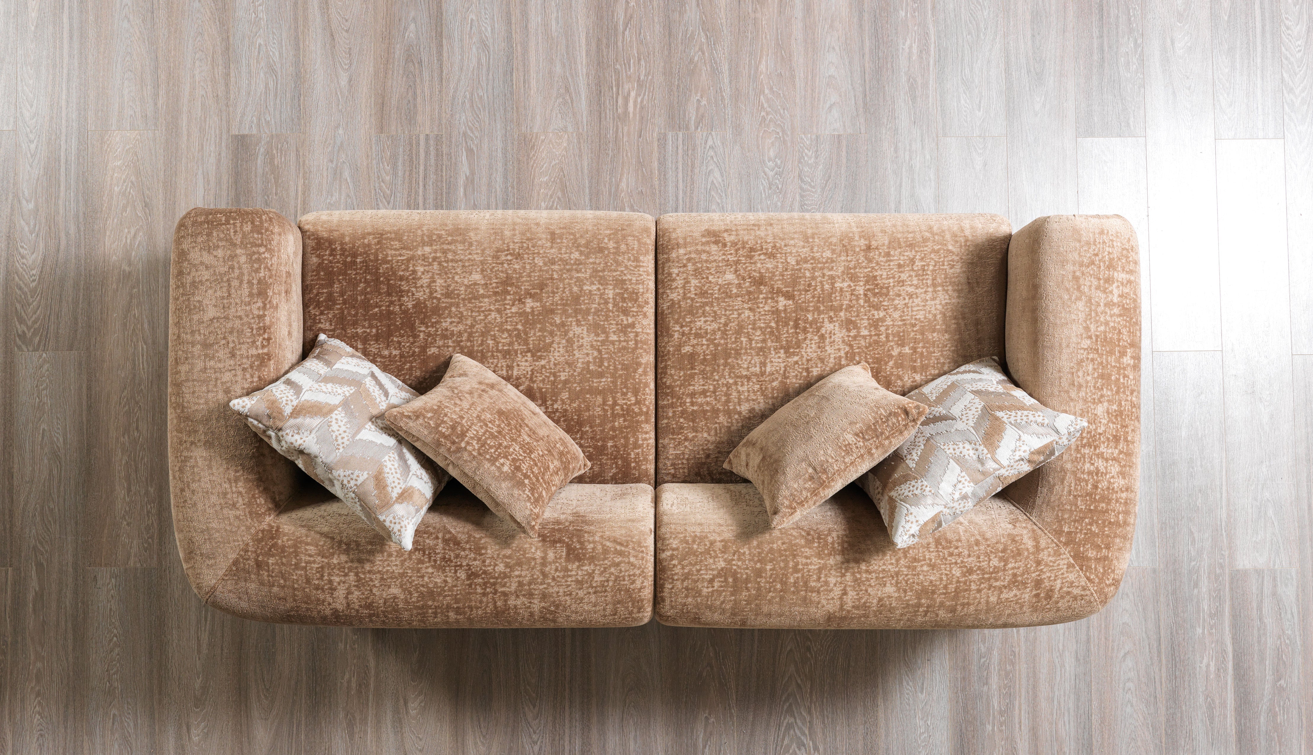Brenda Coffee  Boucle  Sofa 93" & Loveseat 71" - Image 15