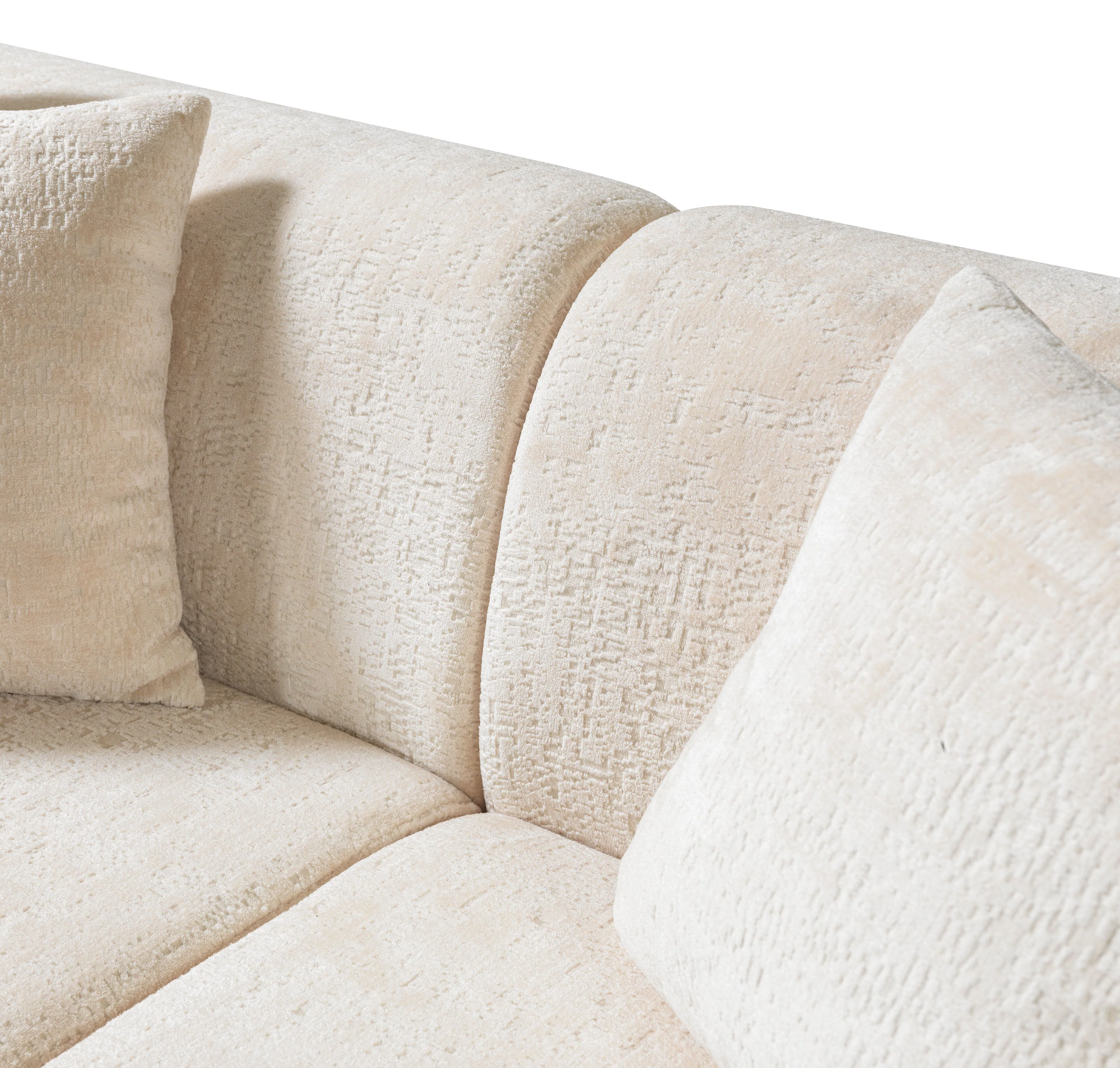 Brenda Ivory Boucle  Sofa 93" & Loveseat 71" - Image 13